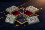 4" Meenakari German Silver Box Return Gifts at TheReturnGifts.com: Tiny Boxes, Big Royal Statement