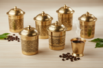Printed Brass Coffee Filter Return Gifts at TheReturnGifts.com: Traditional Filter Kaapi with a Designer Twist
