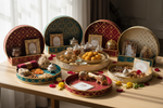 Printed Round Tray Return Gifts: Stylish Hampers Under ₹400 for Modern Functions