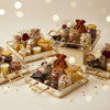 Square Gold Metal Handle Tray Return Gifts at TheReturnGifts.com: Small Tray, Big Impact on Your Hampers