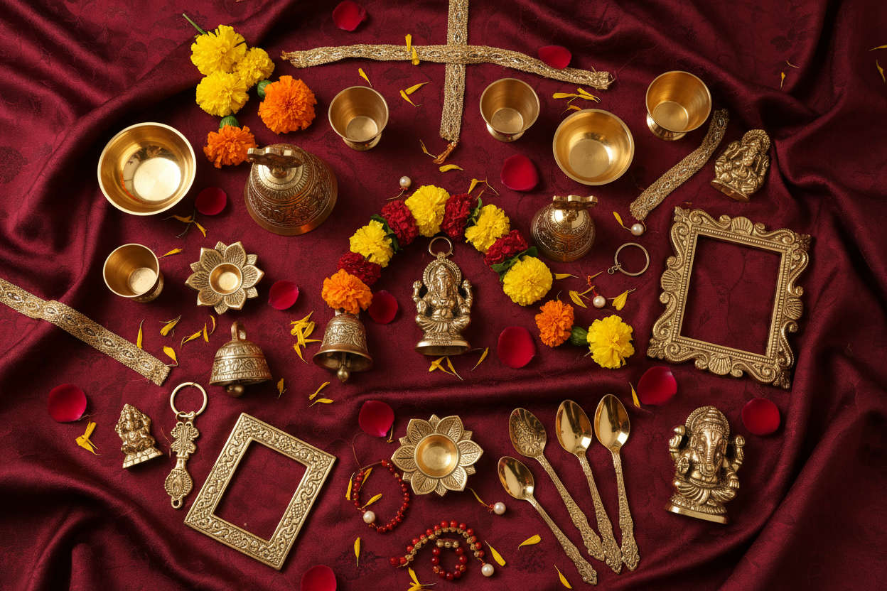 Brass Return Gift Ideas for Weddings, Housewarmings & Daily Use