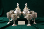 German Silver Glass & Bottle Set Return Gifts at TheReturnGifts.com: Premium Favors with a Royal Touch