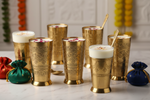 Brass Lassi Glass Return Gifts at TheReturnGifts.com: Tall, Traditional and Perfect for Cooling Drinks