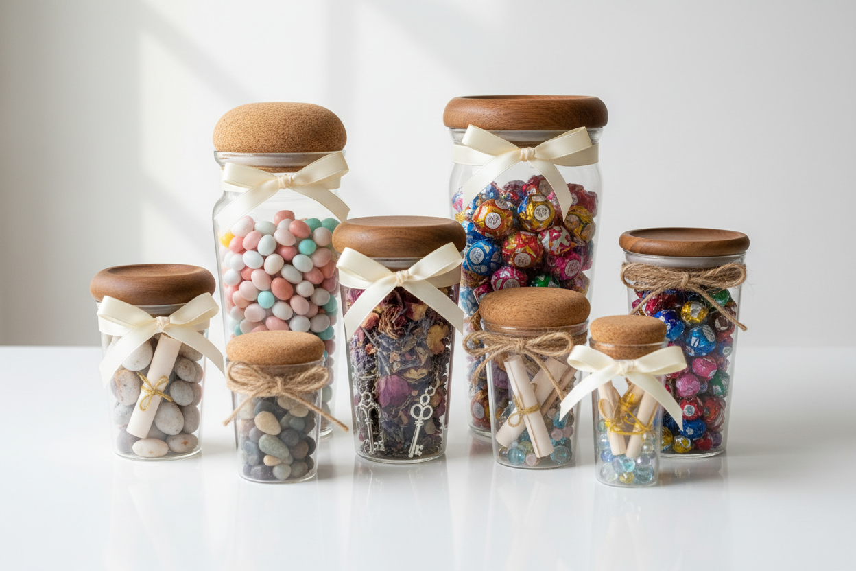 Decorative Cone Jars Return Gifts at TheReturnGifts.com: Cute, Compact Favors Your Guests Will Actually Reuse