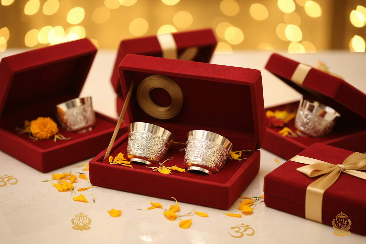 German Silver Cup Return Gifts at TheReturnGifts.com: Small Cup, Royal Impact for Every Auspicious Occasion
