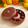 8 Inch Meenakari Box: Traditional Return Gift