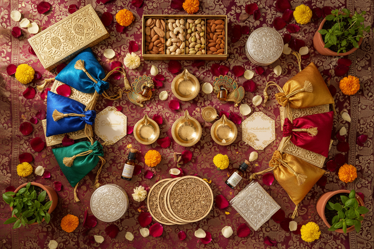 Small but Premium Return Gifts for Engagement and Reception Guests