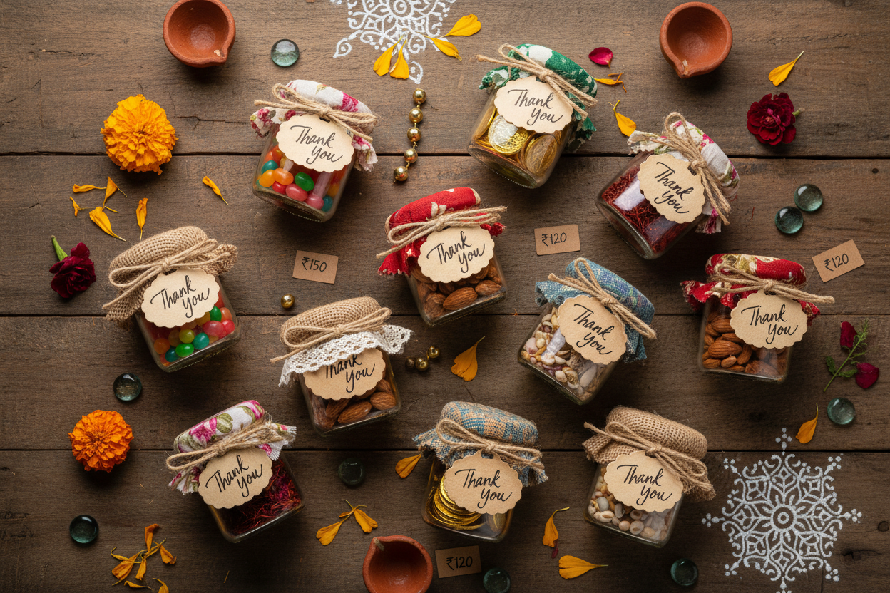 Cute Mini Jar Return Gifts Under ₹150 for All Functions