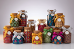 Printed Cone Jar Return Gifts at TheReturnGifts.com: Trendy Little Hampers in a Single Jar