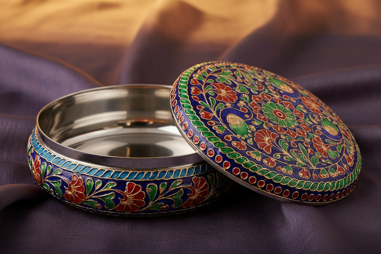 8" Meenakari Box Return Gifts at TheReturnGifts.com: Grand Size, Royal Look, Everyday Utility