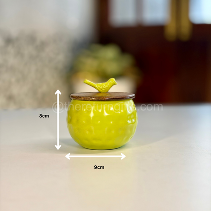 Decorative Bird Jar
