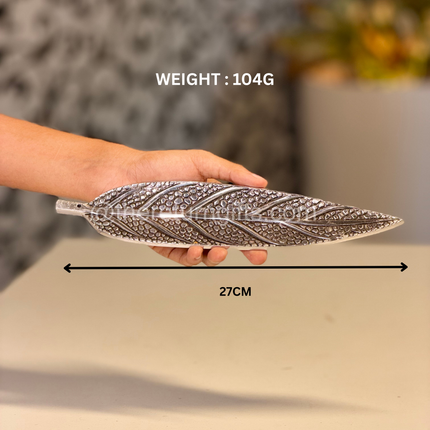 Leaf Shape Metal Incense Holder | Decorative Agarbatti Stand & Return Gift