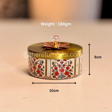 Printed 4 inch Flat Jar