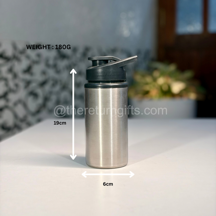 Stainless Steel Mini Sipper Bottle Return Gift | TRG0144 | Compact Steel Water Bottle | Kids, School & Utility Favor Under ₹150