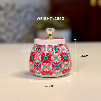 Printed Cone Jar | TRG0012 | Cone‑Shaped Printed Decorative Jar Under ₹100 | Stylish Budget Return Gift for Weddings, Birthdays & Festivals