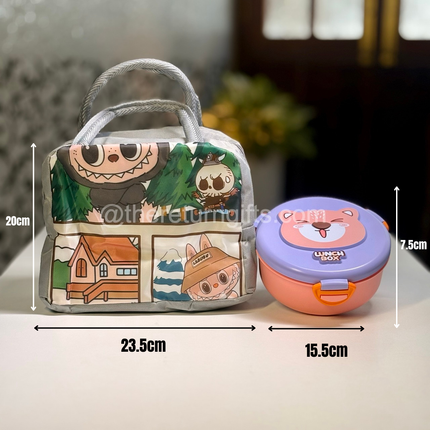 Insulated Lunch Bag with Lunch Box