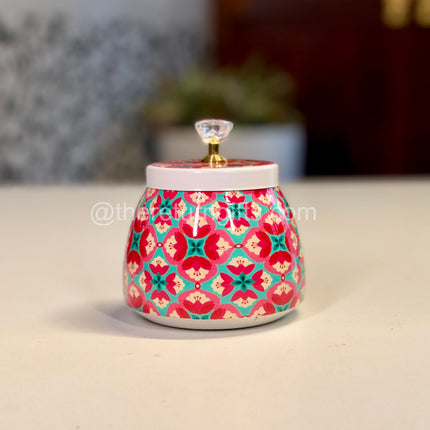 Printed Cone Jar | TRG0012 | Cone‑Shaped Printed Decorative Jar Under ₹100 | Stylish Budget Return Gift for Weddings, Birthdays & Festivals