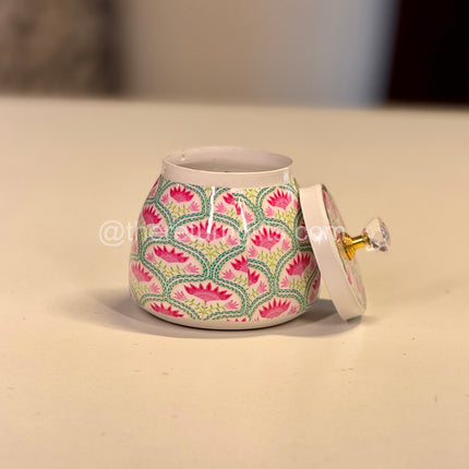 Printed Cone Jar | TRG0012 | Cone‑Shaped Printed Decorative Jar Under ₹100 | Stylish Budget Return Gift for Weddings, Birthdays & Festivals