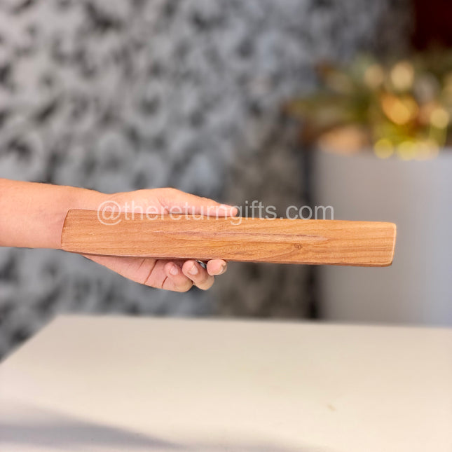 Wooden Incense Holder | TRG0061 | Handcrafted Wooden Agarbatti Stand Under ₹50 | Traditional Pooja Room Accessory & Spiritual Return Gift