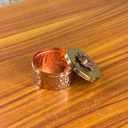 4 INCH ROUND BRASS JAR (10 pieces)