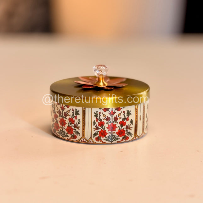 Printed 4 inch Flat Jar