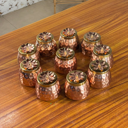 BRASS CONE JAR (10 pieces)
