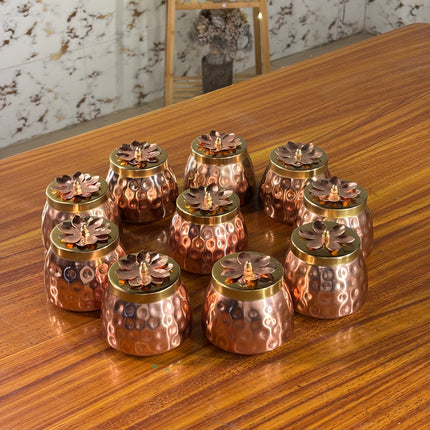 BRASS CONE JAR (10 pieces)