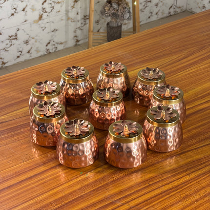 BRASS CONE JAR (10 pieces)