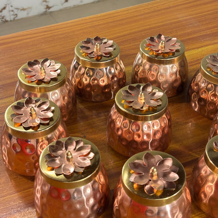 BRASS CONE JAR (10 pieces)