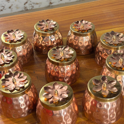 BRASS CONE JAR (10 pieces)