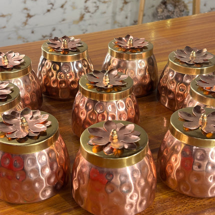 BRASS CONE JAR (10 pieces)