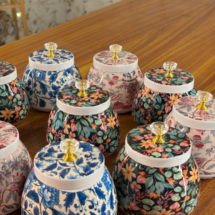 PRINTED CONE JAR (10 pieces)