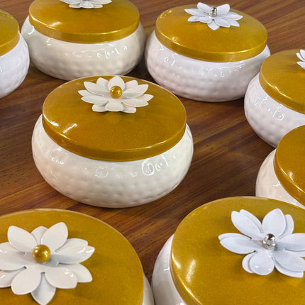 6 INCH WHITE JAR (10 pieces)