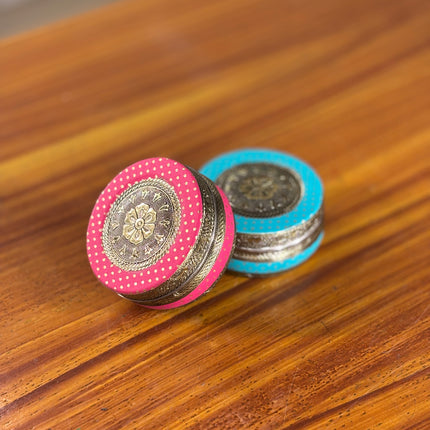 Stainless Steel Decorative Tiffin Box (10 pieces)