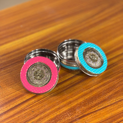 Stainless Steel Decorative Tiffin Box (10 pieces)