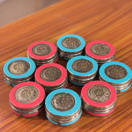 Stainless Steel Decorative Tiffin Box (10 pieces)