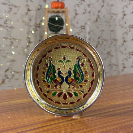 MEENAKARI PLATE (10 pieces)
