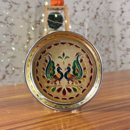 MEENAKARI PLATE (10 pieces)