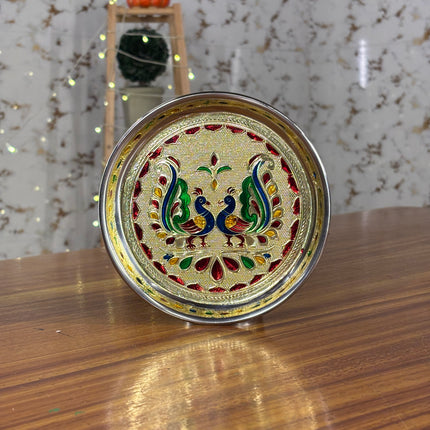 MEENAKARI PLATE (10 pieces)