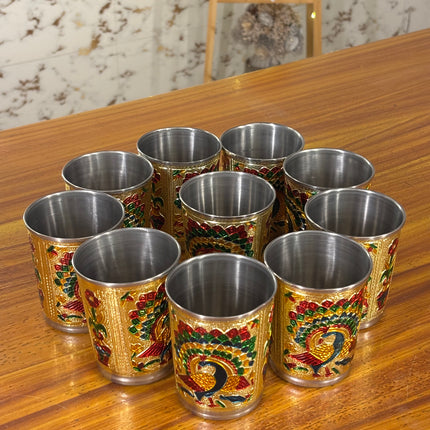MEENAKARI GLASS (10 pieces)