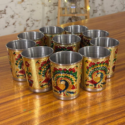 MEENAKARI GLASS (10 pieces)