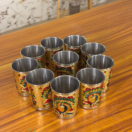 MEENAKARI GLASS (10 pieces)