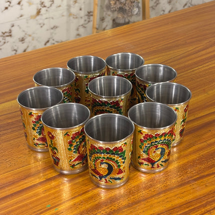 MEENAKARI GLASS (10 pieces)
