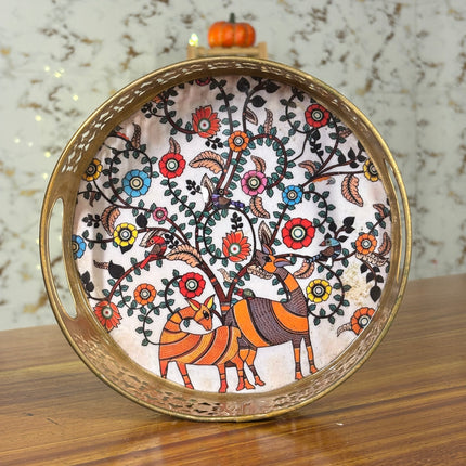 Design Decorative Round Tray (10 pieces)