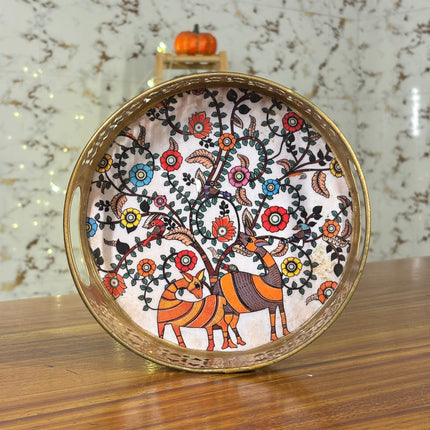 Design Decorative Round Tray (10 pieces)