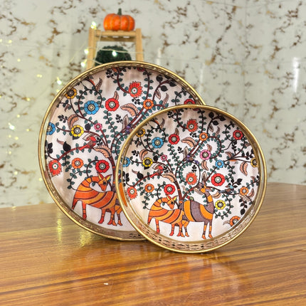 Design Decorative Round Tray (10 pieces)