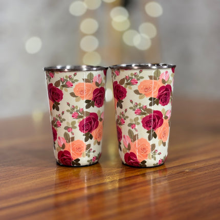 PRINTED STEEL GLASS(10 pieces)