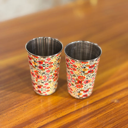 PRINTED STEEL GLASS(10 pieces)