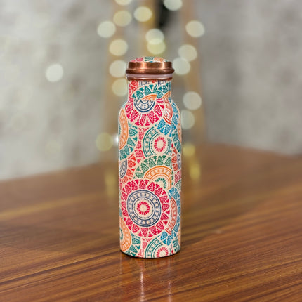 PRINTED COPPER BOTTLE (10 pieces)