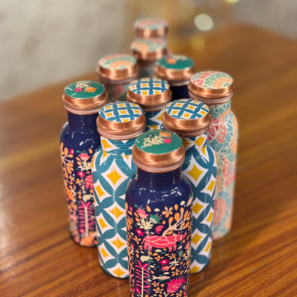 PRINTED COPPER BOTTLE (10 pieces)